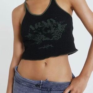Army Angel Fishnet Mesh Tank Тор